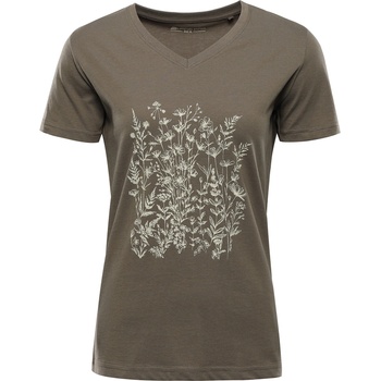 ALPINE PRO Дамска памучна тениска ALPINE PRO DORENA stone gray вариант pa ALPINE PRO | Kafyav Bezhov | ЖЕНИ | XS