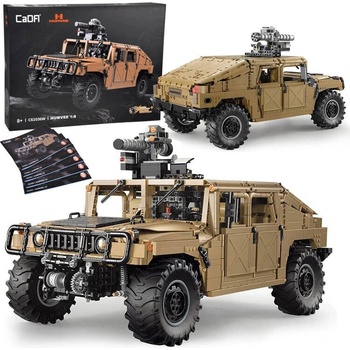 CaDa TECHNIC RC Terénny Vojenský Jeep Humvee 3935 ks