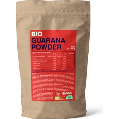 GymBeam BIO Guarana prášek 100 g