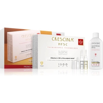 Crescina Transdermic 1300 Re-Growth and Anti-Hair Loss грижа за растеж на косата против косопад за мъже výhodné balení