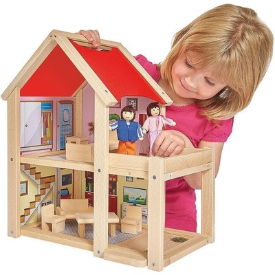 Eichhorn - Дървена къща с кукли 100002501 (100002501)