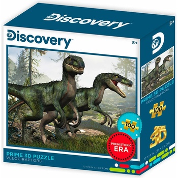PRIME 3D Discovery: Velociraptoři 3D 100 dílků