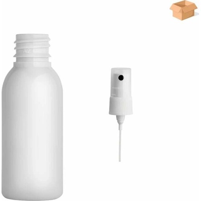 Via Plastová lahvička bílá s BÍLÝM rozprašovačem 35 ml 1000 ks