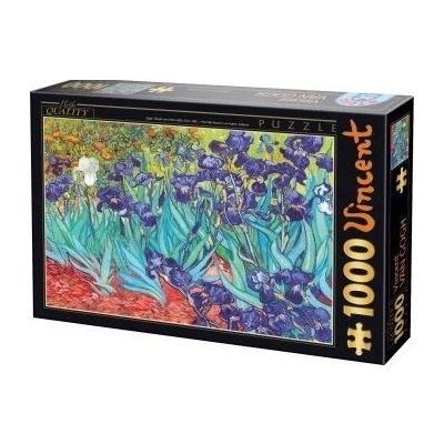 D-Toys Vincent van Gogh: Kosatce 1000 dílků