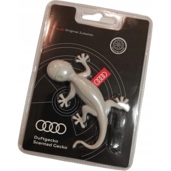 Audi vůně do vozu na mřížku - ještěrka - originál Borovice a pomeranč