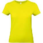 B&C Collection B&C 190 / Дамска тениска от плътен памук - пикселен лайм XXL (01004Tl9705)