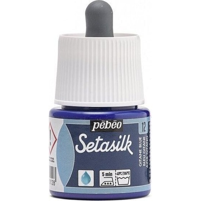 Pébéo Setasilk Копринена боя 12 Gitane Blue 45 ml 1 бр (69.4012)