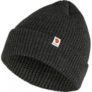 Fjällräven Зимна шапка (beanie) Fjällräven Tab Hat Beanie - Dark Grey - размер One Size (204-7472-0411)