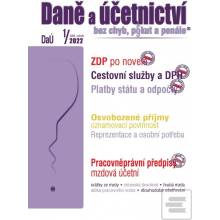 DaÚ 1/2022 Zákon o daních z příjmů – novely, Platby státu a odpočty od 1. 1. 2022, Pracovněprávní předpisy pro mzdovou účetní v