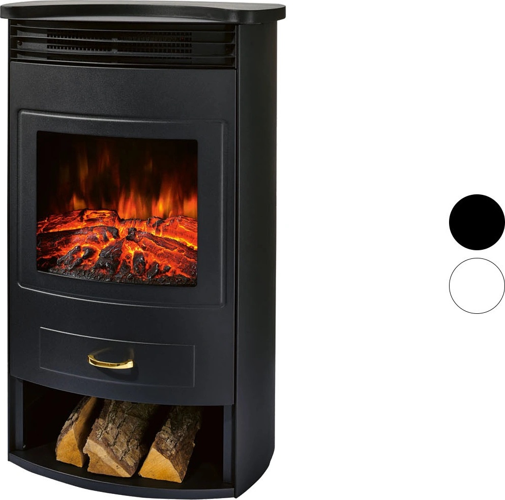 Flame Vonhaus Electric Heater Log Burner Vonhaus 1900w Panoramic