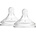 Dr. Brown's Биберони за шишета Dr. Brown's Wide-Neck Options - 2 броя, 9м. + (72239317501)