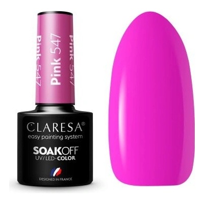 Claresa Gél lak Pink 547 5 ml