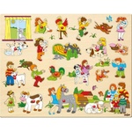 Woodyland Puzzle голямо с дръжки (91912)