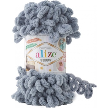Alize Puffy 428 středně šedá