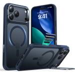 ESR Калъф за iPhone 17 Pro - с MagSafe - ESR Classic Hybrid HaloLock Kickstand - Матиран син