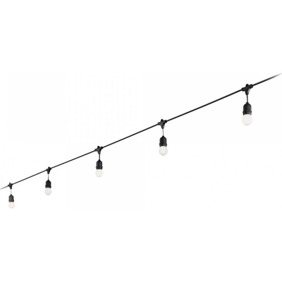 Ideal Lux 159836 venkovní závěsný světelný řetěz 5x15W|E27|IP44 černý