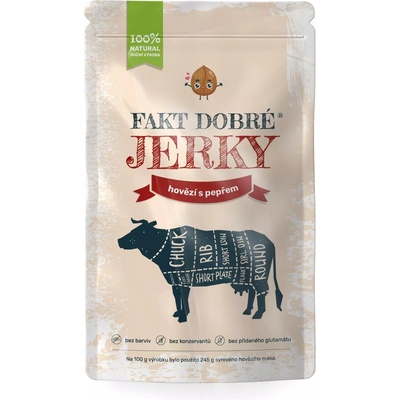 Fakt Dobré Jerky Hovädzie s korením 20 g