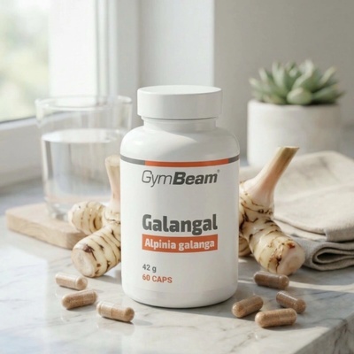 GymBeam Galgán extrakt z koreňa 4:1 60 kapsúl