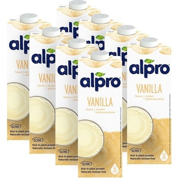 Alpro sójový nápoj s vanilkovou príchuťou 8 x 1 l