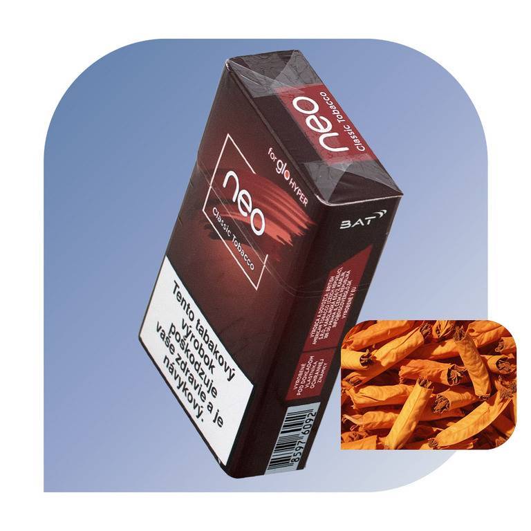 neo classic tobacco 3D model for GLO VR / AR / low-poly Neo Classic Tobacco fr GLO