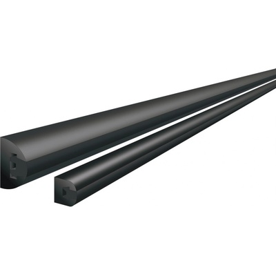 Ochrana stěn a rohů, pryžový nárazník Dual Colour – černá, 60×30×3500 mm