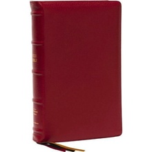 Nkjv, Thinline Reference Bible, Large Print, Red Premium Goatskin Leather, Premier Collection, Comfort Print