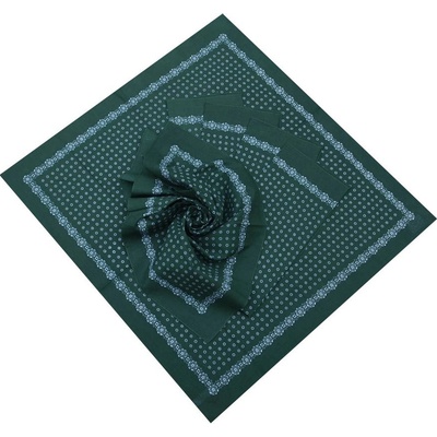 Etex s.r.o šátek bavlněný zelený velký