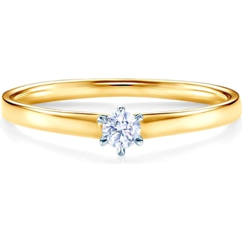 SAVICKI Годежен пръстен Savicki: двуцветно злато, диамант