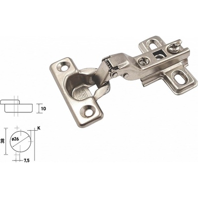 Satos Závěs MINI B-polonaložený+podložka RDK-03B