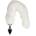 Ouch! Fox Tail with Metal Butt Plug White