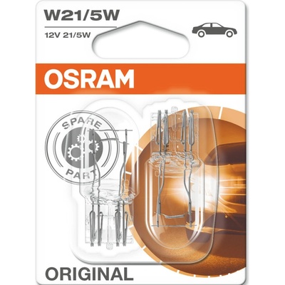 OSRAM Автомобилна крушка Osram OSR7515, 21/5W, 440/35lm, W21/5W, W3x16q, халогенна, 2 броя в опаковка (OSR7515)