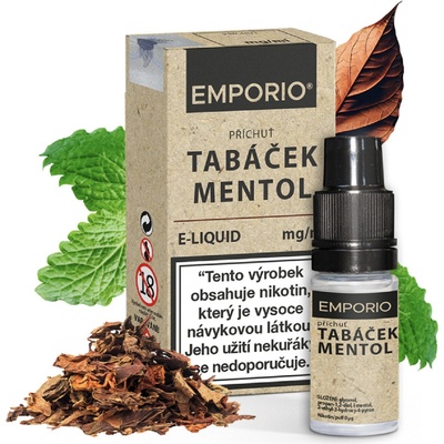 Emporio Tabaček Mentol 10 ml 0 mg