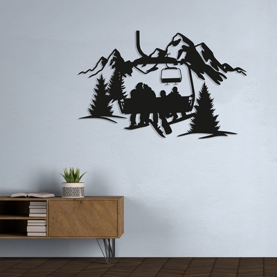 Decono Метална Декорация Сноубордисти