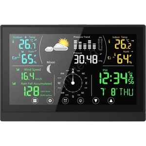 Winner Group - Сензорна метеостанция с цветен LCD дисплей 5V/3xAAA + 6xAA (WN0140)