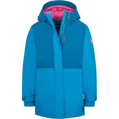 Trollkids Детско палто Trollkids Girl's Hovden Coat - Madeira Blue / Bright Berry - размер 110 (EU) (703-6156-0214)