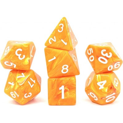 Dice4friends Kocky Candysweet Amber 7ks RPG set