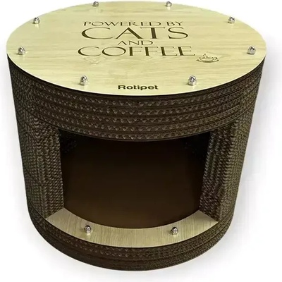 Драскало за котка цилиндър с хралупа (11114)