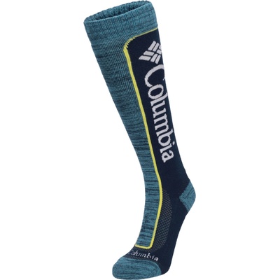 Columbia detské ponožky SKI SOCKS KIDS modrá mix biela