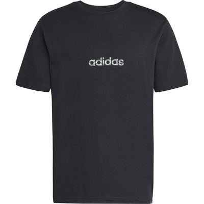 adidas Camo Linear Graphic Tee čierne biele