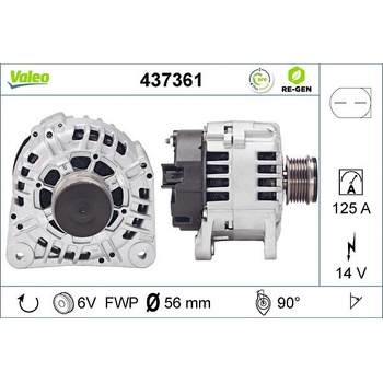 generátor VALEO 437361