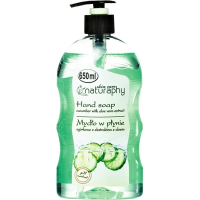 Naturaphy tekuté mydlo uhorka a aloe vera 650 ml