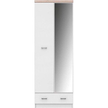 ЕВРОМАР Двукрилен гардероб top mix szf 2d1s_60