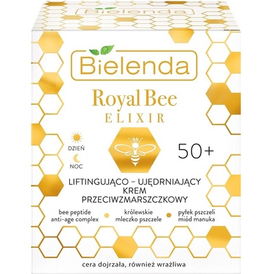 Bielenda Royal Bee Elixir liftingovo - spevňujúci pleťový krém 50+ deň/noc 50 ml
