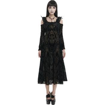 Image 1 of Devil fashion дамска рокля DEVIL FASHION - Gothic Flocked - SKT163