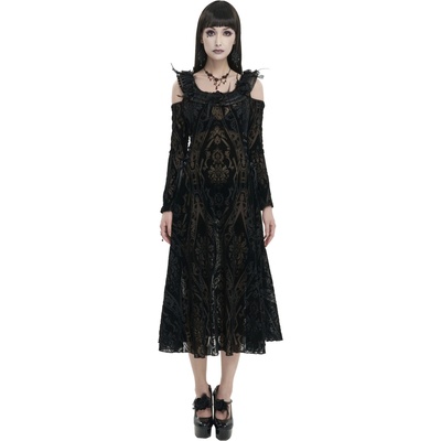 Devil fashion дамска рокля DEVIL FASHION - Gothic Flocked - SKT163