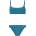 Protest Cine Bralette bikini - Blue (Raku Blue)