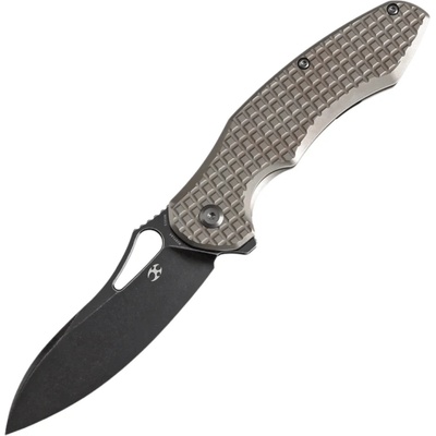 Kansept Echis Black Stonewashed CPM S35VN Frame Lock K1071A6
