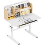 Mark Adler Desk Study 5.0 бюро бяло/дърво (MA-STUDY 5.0 WOOD)