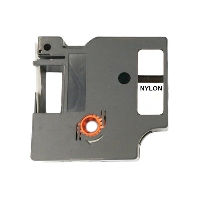 Páska - DYMO RHINO 18489 - 19 mm x 3,5 m bílá - černý tisk - NYLON - flexibilní - kompatibilní