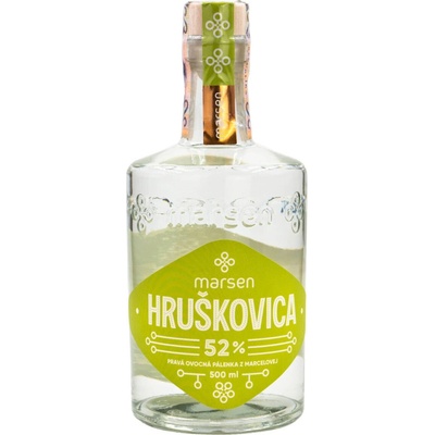 Marsen Hruškovica 52% 0,5 l (čistá fľaša)